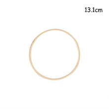 Load image into Gallery viewer, 5pcs 10-40cm DIY Hanging Wreath Bamboo/Metal Wreath iron Ring Hoop Hanging Craft Party Decorations Baby Shower Wedding Wreaths
