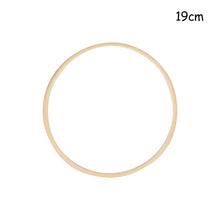 Load image into Gallery viewer, 5pcs 10-40cm DIY Hanging Wreath Bamboo/Metal Wreath iron Ring Hoop Hanging Craft Party Decorations Baby Shower Wedding Wreaths
