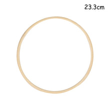 Load image into Gallery viewer, 5pcs 10-40cm DIY Hanging Wreath Bamboo/Metal Wreath iron Ring Hoop Hanging Craft Party Decorations Baby Shower Wedding Wreaths
