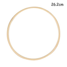 Load image into Gallery viewer, 5pcs 10-40cm DIY Hanging Wreath Bamboo/Metal Wreath iron Ring Hoop Hanging Craft Party Decorations Baby Shower Wedding Wreaths
