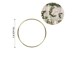 Load image into Gallery viewer, 5pcs 10-40cm DIY Hanging Wreath Bamboo/Metal Wreath iron Ring Hoop Hanging Craft Party Decorations Baby Shower Wedding Wreaths
