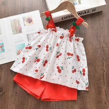 Load image into Gallery viewer, Bear Leader Girls Clothing Sets New Summer Sleeveless T-shirt+Print Bow Skirt 2Pcs for Kids Clothing Sets Baby Clothes Outfits
