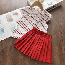 Load image into Gallery viewer, Bear Leader Girls Clothing Sets New Summer Sleeveless T-shirt+Print Bow Skirt 2Pcs for Kids Clothing Sets Baby Clothes Outfits
