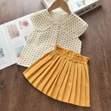 Load image into Gallery viewer, Bear Leader Girls Clothing Sets New Summer Sleeveless T-shirt+Print Bow Skirt 2Pcs for Kids Clothing Sets Baby Clothes Outfits
