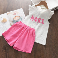 Load image into Gallery viewer, Bear Leader Girls Clothing Sets New Summer Sleeveless T-shirt+Print Bow Skirt 2Pcs for Kids Clothing Sets Baby Clothes Outfits
