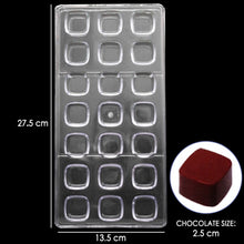 Load image into Gallery viewer, New Arrival Clear Hard Chocolate Mold Maker PC Polycarbonate DIY 21 Diamond Candy Mold Mould Bakeware Wholesale Free Shipping
