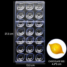 Load image into Gallery viewer, New Arrival Clear Hard Chocolate Mold Maker PC Polycarbonate DIY 21 Diamond Candy Mold Mould Bakeware Wholesale Free Shipping
