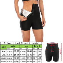 Load image into Gallery viewer, Women Hot Sweat Sauna Effect Slimming Leggings Silver Ion High Waist Trousers Sweating Weight Loss Pants Fat Burning Leggins 5XL
