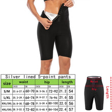 Load image into Gallery viewer, Women Hot Sweat Sauna Effect Slimming Leggings Silver Ion High Waist Trousers Sweating Weight Loss Pants Fat Burning Leggins 5XL
