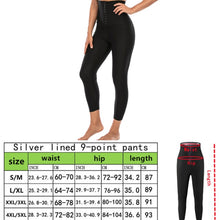 Load image into Gallery viewer, Women Hot Sweat Sauna Effect Slimming Leggings Silver Ion High Waist Trousers Sweating Weight Loss Pants Fat Burning Leggins 5XL
