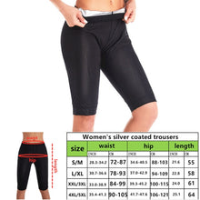 Load image into Gallery viewer, Women Hot Sweat Sauna Effect Slimming Leggings Silver Ion High Waist Trousers Sweating Weight Loss Pants Fat Burning Leggins 5XL
