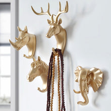 Load image into Gallery viewer, Wall Hanging Hook Deer Antlers Wall Coat Rack For Clothes Self Adhesive Display Racks Key Hanger Wall Storage Horns Hangers
