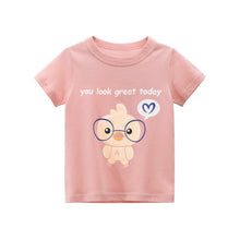 Load image into Gallery viewer, Cotton Children Kids T-shirt For Boys a Boy T Shirt Girls Tops Cartoon Baby Clothes Tee Short Sleeve Child&#39;s Shirts New 2021
