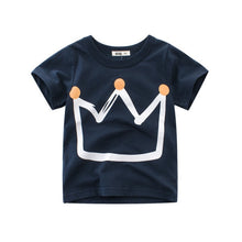 Load image into Gallery viewer, Cotton Children Kids T-shirt For Boys a Boy T Shirt Girls Tops Cartoon Baby Clothes Tee Short Sleeve Child&#39;s Shirts New 2021
