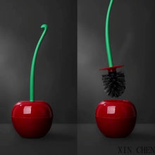 Load image into Gallery viewer, Toilet Brush and Holder Creative cherry shape WC Toilet Brush Cleaning brush For Bathroom Lavatory Long Handle Toilet Bowl Brush
