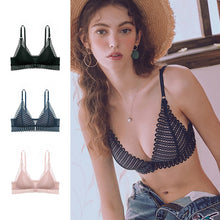 Load image into Gallery viewer, Lace Bras for Women Sexy Lingerie Beauty Back Deep V Bralette Wire Free Front Closure Thin Underwear Push Up Bra Brassiere
