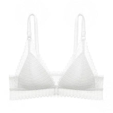 Load image into Gallery viewer, Lace Bras for Women Sexy Lingerie Beauty Back Deep V Bralette Wire Free Front Closure Thin Underwear Push Up Bra Brassiere
