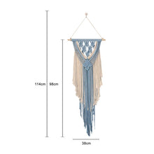 Load image into Gallery viewer, Macrame Boho Tapestry Wall Hanging Hand-woven Home Decoration Accessories Nordic Art Tassel Apartment Dorm Room Decoration
