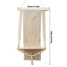 Load image into Gallery viewer, Macrame Boho Tapestry Wall Hanging Hand-woven Home Decoration Accessories Nordic Art Tassel Apartment Dorm Room Decoration
