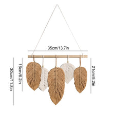 Load image into Gallery viewer, Macrame Boho Tapestry Wall Hanging Hand-woven Home Decoration Accessories Nordic Art Tassel Apartment Dorm Room Decoration
