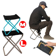 Load image into Gallery viewer, Folding Camping Chair Lightweight Picnic Fishing Chair Foldable Aluminium Cloth Outdoor Portable Beach Chair Outdoor Furniture
