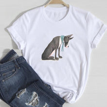 Load image into Gallery viewer, JKLPOLQ Summer Women&#39;s T-shirt Flowers Owl Animal Cartoon Clothes Lady Tops Woman Vintage Graphic Female Casual Tee
