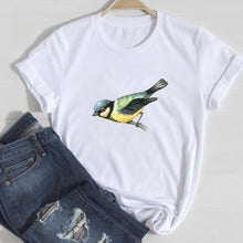 Load image into Gallery viewer, JKLPOLQ Summer Women&#39;s T-shirt Flowers Owl Animal Cartoon Clothes Lady Tops Woman Vintage Graphic Female Casual Tee
