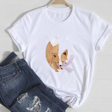 Load image into Gallery viewer, JKLPOLQ Summer Women&#39;s T-shirt Flowers Owl Animal Cartoon Clothes Lady Tops Woman Vintage Graphic Female Casual Tee
