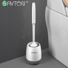 Load image into Gallery viewer, SAVTON Toilet Brush Sets Silicone Wall Hanging Household Floor Cleaning Bathroom Accessories Soft Bristles Durable
