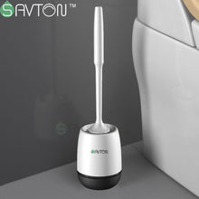 Load image into Gallery viewer, SAVTON Toilet Brush Sets Silicone Wall Hanging Household Floor Cleaning Bathroom Accessories Soft Bristles Durable
