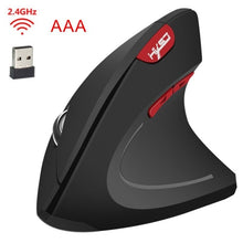 Load image into Gallery viewer, Vertical Ergonomic Gaming Mouse Wireless Bluetooth Gamer KIT USB Rechargeable 2.4G Optical Mause For PC Laptop Notebook Computer
