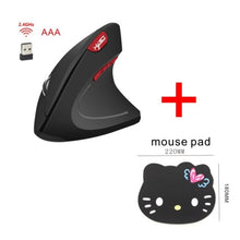 Load image into Gallery viewer, Vertical Ergonomic Gaming Mouse Wireless Bluetooth Gamer KIT USB Rechargeable 2.4G Optical Mause For PC Laptop Notebook Computer
