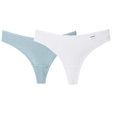 Load image into Gallery viewer, S-XL Pure Cotton Panties Ladies Sexy Panties Ladies Cotton Oversized Ladies Thong 2 Pieces/set Of Solid Color Panties
