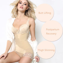 Load image into Gallery viewer, SURE YOU LIKE Women Seamless Lace High Waist Trainer Shapewear Body Shaper Tummy Control Hip Raise Slimming Body Shaper Pants
