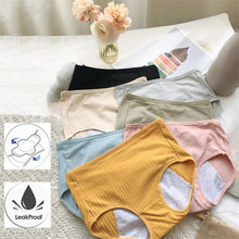 Load image into Gallery viewer, Panties for Menstruation Cotton Menstrual Panties Plus Size Culottes Menstruelles Bragas Menstruales Femme Culottes Menstruelles
