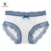 Load image into Gallery viewer, 2021 new fashion lace underwear ladies seamless mid-waist panties sexy, comfortable and soft less ladies pure cotton panties
