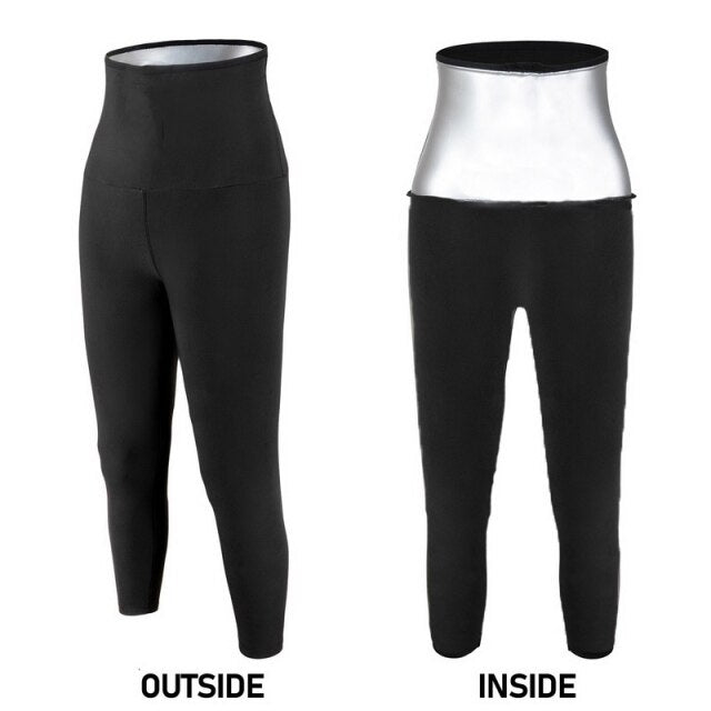 WENYUJH Women Sauna Pants Thermo Sweat Leggings Slimming Body Shaper Tummy Control Fitness Workout Panties Waist Trainer Shorts