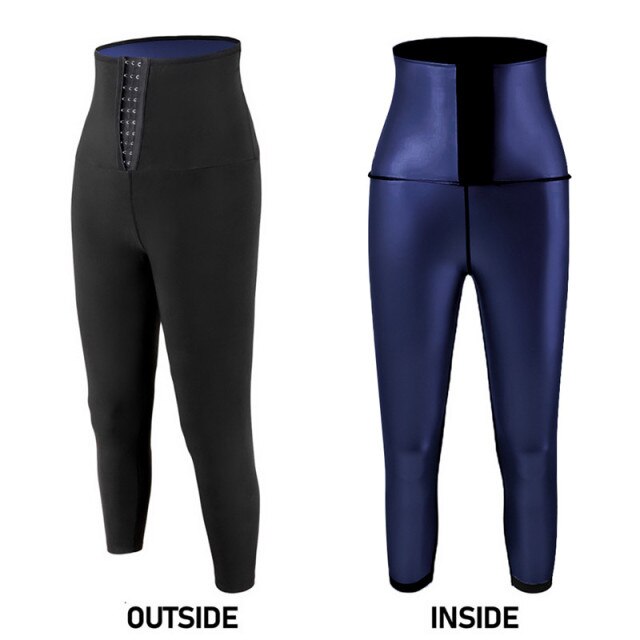 Women Sauna Pants Thermo Sweat Leggings Slimming Body Shaper Tummy Control Fitness Workout Panties Waist Trainer Shorts