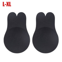 Load image into Gallery viewer, Women Push Up Bras for Self Adhesive Silicone Strapless Invisible Bra Reusable Sticky Breast Lift Up Tape Kawaii Rabbit Bra Pads
