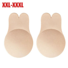 Load image into Gallery viewer, Women Push Up Bras for Self Adhesive Silicone Strapless Invisible Bra Reusable Sticky Breast Lift Up Tape Kawaii Rabbit Bra Pads
