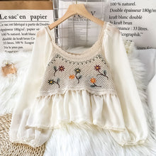 Load image into Gallery viewer, EBAIHUI Early Spring 2021 New Lace Hollowed-out Shirts Embroidery Chiffon Blouse Women&#39;s Fashion Top Button Summer Elegant Shirt
