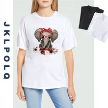 Load image into Gallery viewer, JKLPOLQ Women&#39;s T-shirt 2021 Anime Animal Graphics Cartoon Clothes Lovers Tops Woman Painted printing Vintage Female Casual Tee
