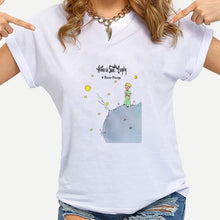 Load image into Gallery viewer, France Women&#39;s T-shirts Casual Fairy Tale Earth Space Little Prince Hipster Clothes Fashion Harajuku Kawaii Graphic 90s T-shirt
