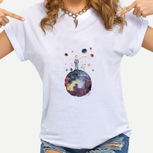 Load image into Gallery viewer, France Women&#39;s T-shirts Casual Fairy Tale Earth Space Little Prince Hipster Clothes Fashion Harajuku Kawaii Graphic 90s T-shirt
