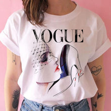 Load image into Gallery viewer, Vogue Women Tshirt Kawaii Funny Ulzzang t-shirt Harajuku Style Graphic Female Clothes T Shirt Fashion Flower Shirt Y2kTops
