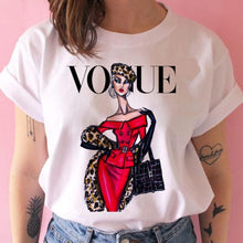 Load image into Gallery viewer, Vogue Women Tshirt Kawaii Funny Ulzzang t-shirt Harajuku Style Graphic Female Clothes T Shirt Fashion Flower Shirt Y2kTops
