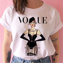 Load image into Gallery viewer, Vogue Women Tshirt Kawaii Funny Ulzzang t-shirt Harajuku Style Graphic Female Clothes T Shirt Fashion Flower Shirt Y2kTops
