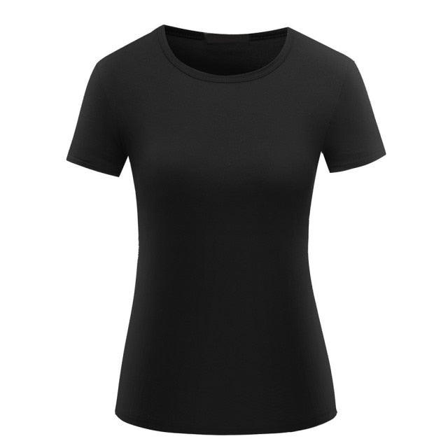 Women Summer T-shirt O-neck Pure Color Short Sleeve Casual T-shirt Comfortable Women Clothes Femme Tee Tops Camiseta Mujer 2021