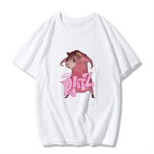 Load image into Gallery viewer, Muyogrt Ratz Animal Kawaii Summer Femme T-shirts Short Sleeve Harajuku Loose Pink Tee Shirt Streetwear Gothic Women Clothes Tops
