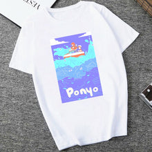 Load image into Gallery viewer, Totoro Spirit Away t shirt Ghibli Studio femme Japanese cartoon Anime women tshirt t-shirt Miyazaki Hayao clothes female kawaii
